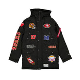 Alpha Industries x San Francisco 49ers Black N-3B Parka Jacket