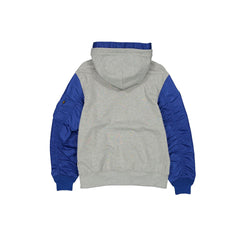 Alpha Industries x New York Giants Gray MA-1 Full Zip Fleece Jacket