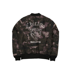 Alpha Industries x Chicago Bears Black Camo MA-1 Bomber Jacket