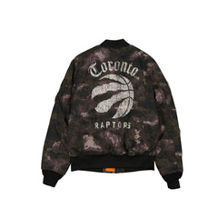 Alpha Industries x Toronto Raptors Black Camo MA-1 Bomber Jacket