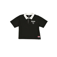Las Vegas Raiders Throwback Women's Cropped Polo
