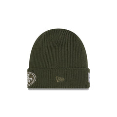 Alpha Industries x San Francisco 49ers Olive Green Cuff Knit Hat