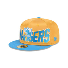 Los Angeles Chargers Bold Satin 59FIFTY Fitted Hat