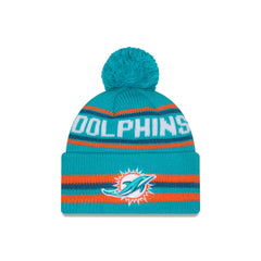 Miami Dolphins Classic Pom Knit Hat