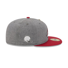 Arizona Cardinals Heather Gray Wool 59FIFTY Fitted Hat