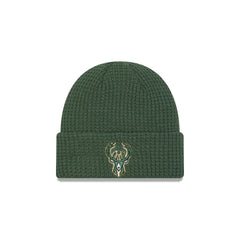 Milwaukee Bucks Waffle Stitch Knit Beanie Hat