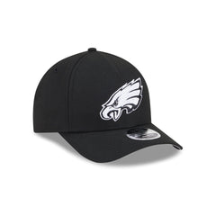 Philadelphia Eagles Black & White 9FORTY M-Crown A-Frame Snapback Hat