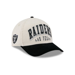 Las Vegas Raiders Stacked Corduroy 9FORTY M-Crown A-Frame Snapback Hat