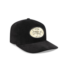 San Francisco 49ers Nostalgic Black Corduroy 19TWENTY Adjustable Hat
