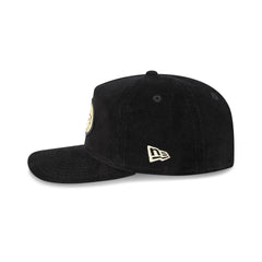 San Francisco 49ers Nostalgic Black Corduroy 19TWENTY Adjustable Hat