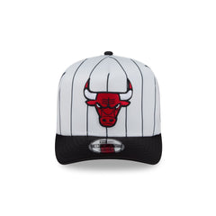 Chicago Bulls Satin Pinstripe 9FIFTY A-Frame Snapback Hat