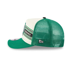 Boston Celtics Banner 9FIFTY A-Frame Trucker Hat