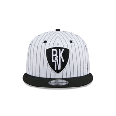 Brooklyn Nets Deceptor Pinstripe 9FIFTY Snapback Hat