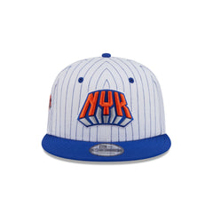 New York Knicks Deceptor Pinstripe 9FIFTY Snapback Hat