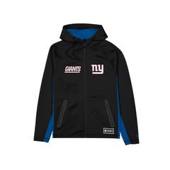 New York Giants Combine Black Full-Zip Hoodie