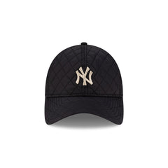 New York Yankees Quilted Satin Black 9TWENTY Adjustable Hat