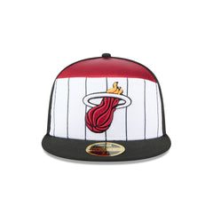 Miami Heat 2025 Tip-Off Split Panel 59FIFTY Fitted Hat