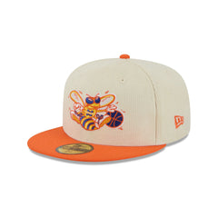 Charlotte Hornets 2025 City Edition Chrome White Corduroy 59FIFTY Fitted Hat
