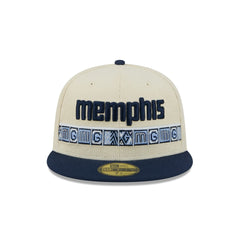 Memphis Grizzlies 2025 City Edition Chrome White Corduroy 59FIFTY Fitted Hat