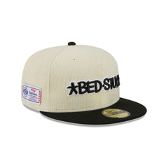 Brooklyn Nets 2025 City Edition Chrome White Corduroy 59FIFTY Fitted Hat
