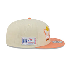 Cleveland Cavaliers 2025 City Edition Chrome White Corduroy 9FIFTY Snapback Hat