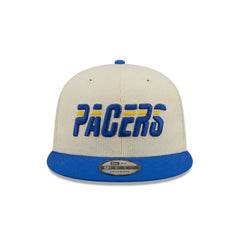 Indiana Pacers 2025 City Edition Chrome White Corduroy 9FIFTY Snapback Hat