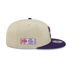 Sacramento Kings 2025 City Edition Chrome White Corduroy 9FIFTY Snapback Hat