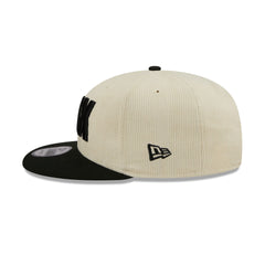Portland Trail Blazers 2025 City Edition Chrome White Corduroy 9FIFTY Snapback Hat