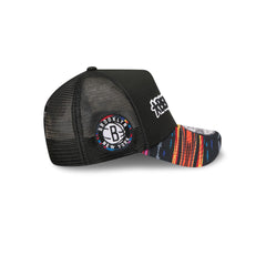 Brooklyn Nets 2025 City Edition 9FORTY A-Frame Trucker Hat
