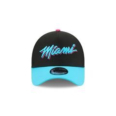 Miami Heat 2025 City Edition 9FORTY A-Frame Trucker Hat