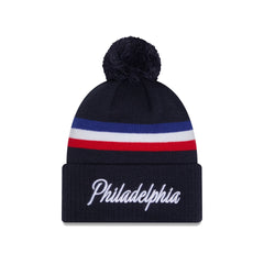 Philadelphia 76ers 2025 City Edition Pom Knit Hat