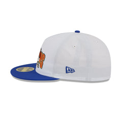 New York Knicks Champions White Retro Crown 59FIFTY Fitted Hat
