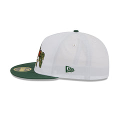 Milwaukee Bucks Champions White Retro Crown 59FIFTY Fitted Hat