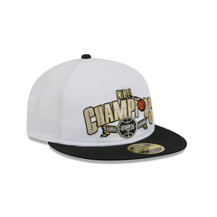 San Antonio Spurs Champions White Retro Crown 59FIFTY Fitted Hat