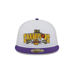 Los Angeles Lakers Champions White Retro Crown 59FIFTY Fitted Hat