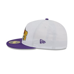 Los Angeles Lakers Champions White Retro Crown 59FIFTY Fitted Hat