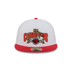 Toronto Raptors Champions White Retro Crown 59FIFTY Fitted Hat
