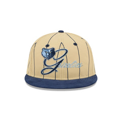 Memphis Grizzlies Pinstripe Script Retro Crown 9FIFTY Adjustable Hat