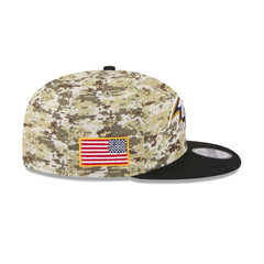 Baltimore Ravens 2025 Salute to Service Fan Gear 9FIFTY Snapback Hat
