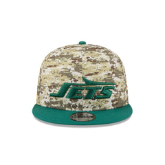 New York Jets 2025 Salute to Service Fan Gear 9FIFTY Snapback Hat
