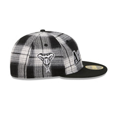Arizona Diamondbacks Grunge Plaid Retro Crown 59FIFTY Fitted Hat