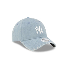 New York Yankees Light Blue Denim Stitch Women's 9TWENTY Adjustable Hat