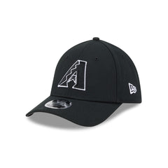 Arizona Diamondbacks Black and White 39THIRTY M-Crown Stretch Fit Hat