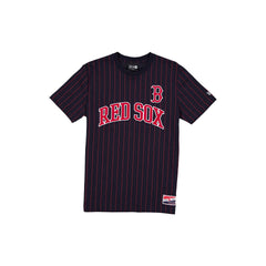Boston Red Sox Throwback Applique Pinstripe T-Shirt