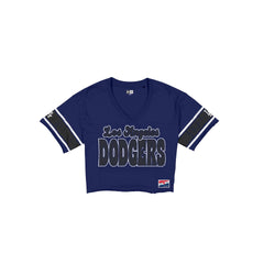 Los Angeles Dodgers Throwback Women's Cropped T-Shirt