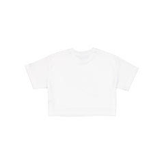 New York Knicks Summer Women's White Cropped Jersey T-Shirt