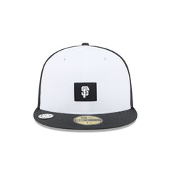San Francisco Giants 2026 Clubhouse Black & White 59FIFTY Fitted Hat