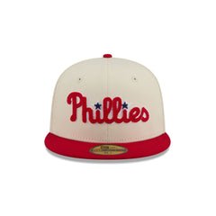 Philadelphia Phillies Two Tone Stitch 59FIFTY Fitted Hat