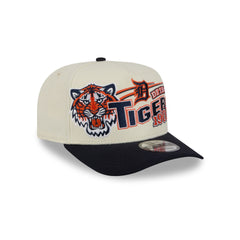 Detroit Tigers Chrome White Classic 9FIFTY A-Frame Snapback Hat