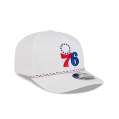 Philadelphia 76ers Optic White Performance Rope 9SEVENTY Stretch-Snap Hat